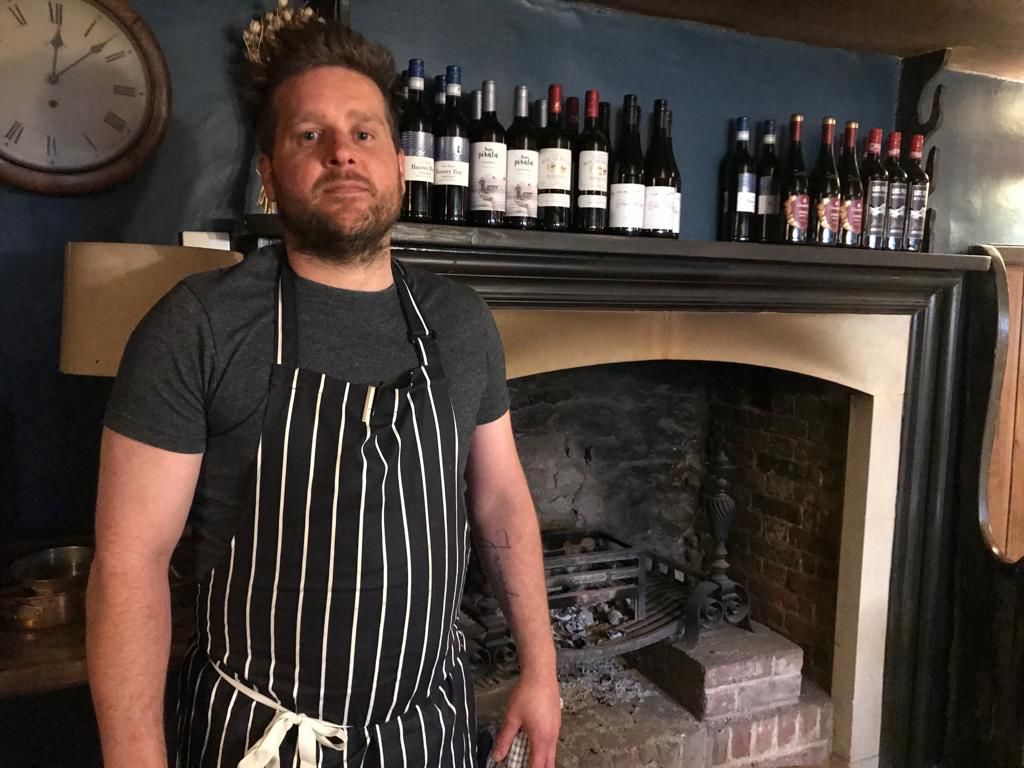 Jon Parry, head chef at The White Hart of Wytham