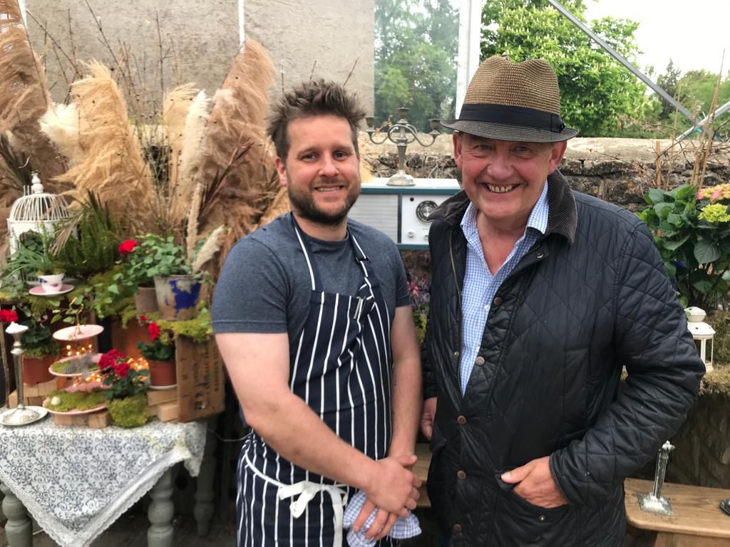 Jon Parry, head chef, and Baz Butcher, patron, at The White Hart of Wytham